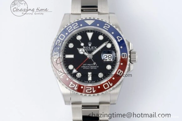 0111 ZeroBulk GMT Master II 126710 BLRO 904L SS KING Factory 1:1 Best Edition on Oyster Bracelet K3285 CHS 2073